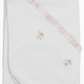 Flower Bouquets Pink Baby Blanket