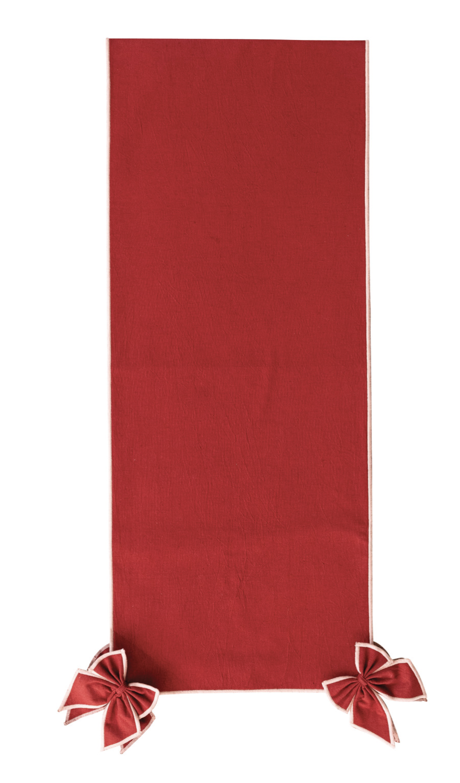 Cotton Table Runner Detachable Bows