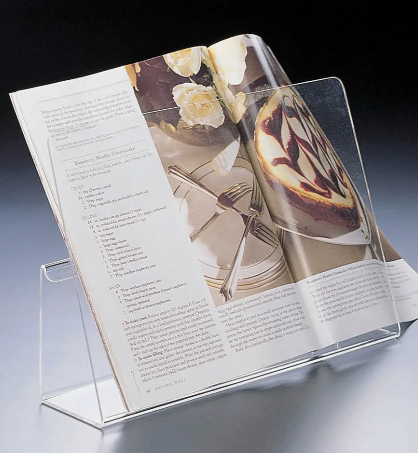 Acrylic Cookbook Stand