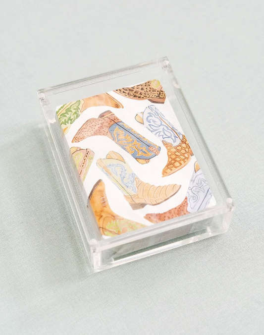 CC Cowboy Playing Cards with Acrylic Case
