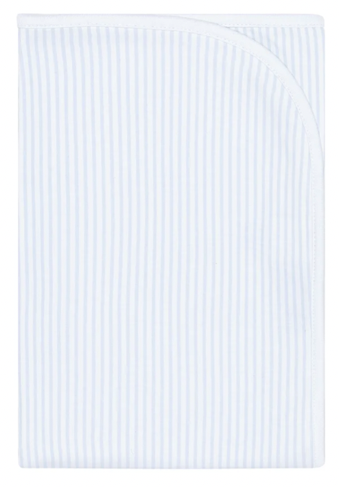 Blue Stripe Receiving Blanket