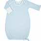 Paty Knit Overlap Shoulder Gown