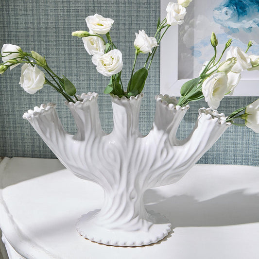 Ribbon Reef Stem Vase