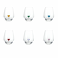 18 oz. Stemless Wine Glass with Hand-Blown Heart Inside