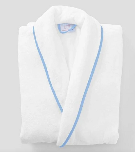 Women's French Blue Long Signature Robe