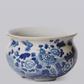 Rustic Bird & Flower Cachepot