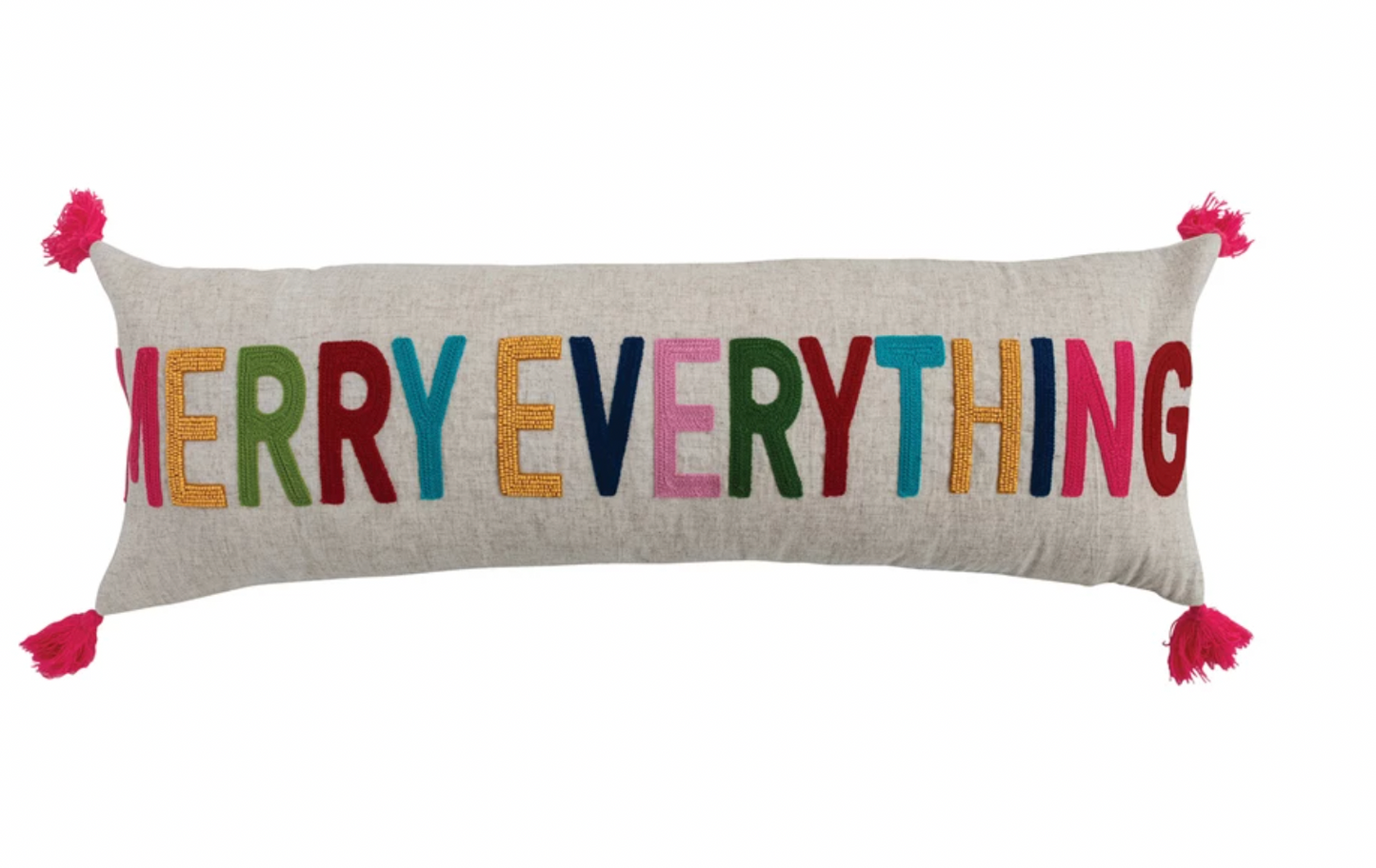 "Merry Everything" Lumber Pillow