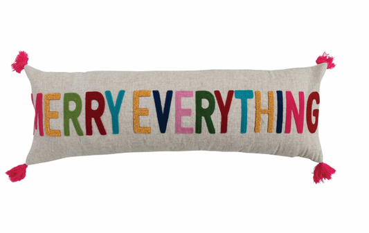 "Merry Everything" Lumber Pillow