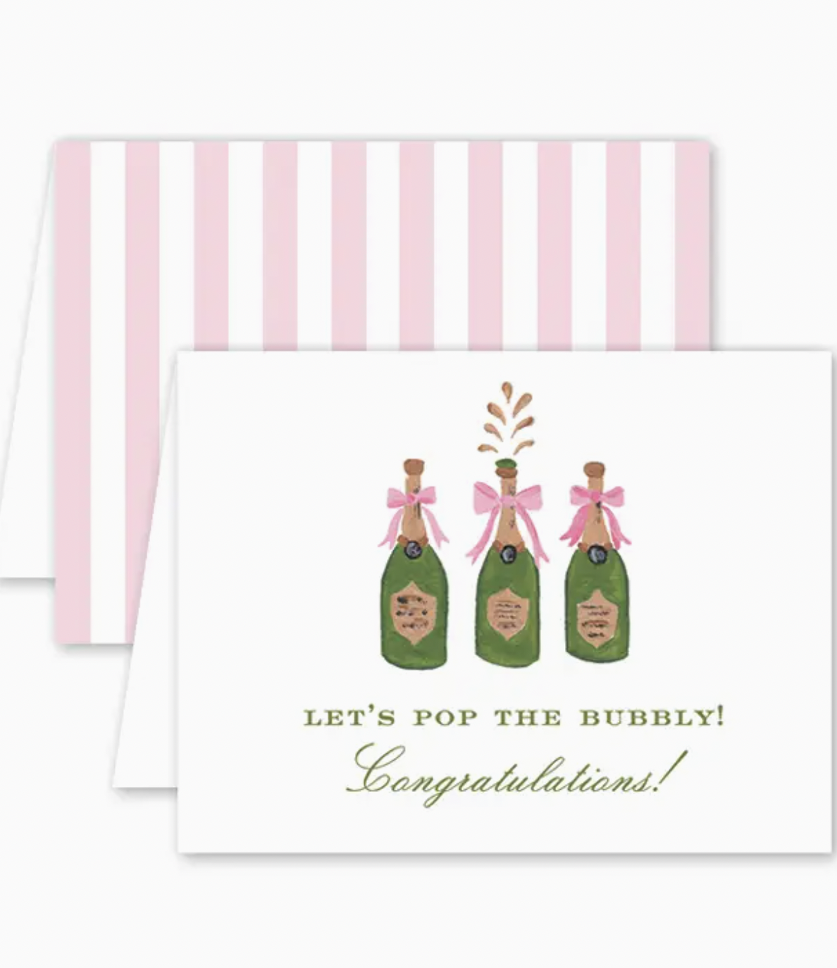 Champagne Congrats Card