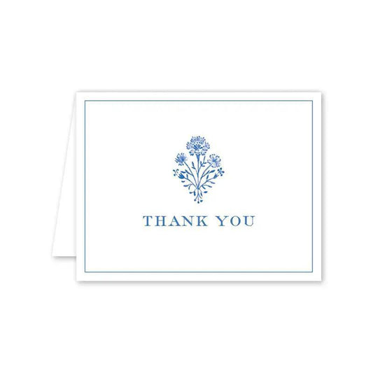 Chinoiserie Blockprint Thank You Card