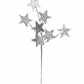22" Silver Glitter Star Pick