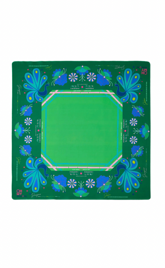 Birdie Green Mahjong Mat
