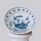 Small Blue and White Porcelain Lotus Conical Bowl