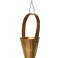 Brass Hanging Cone Ornament