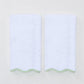 Weezie Scallop Hand Towels