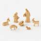 Faux Wood Nativity Set