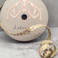 1" Dupion Pink Jewel Trim Ribbon