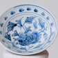 Blue and White Peony Bowl