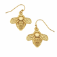 Gold Bee Earrings