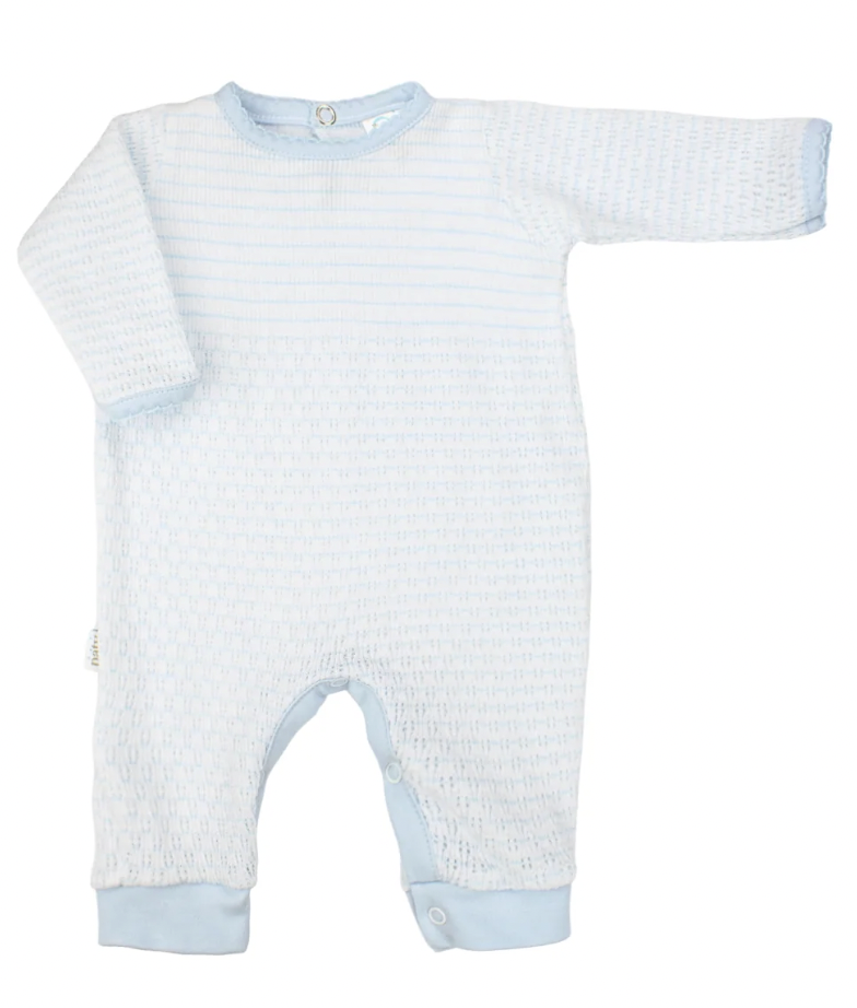 Paty Knit Pinstripe Romper