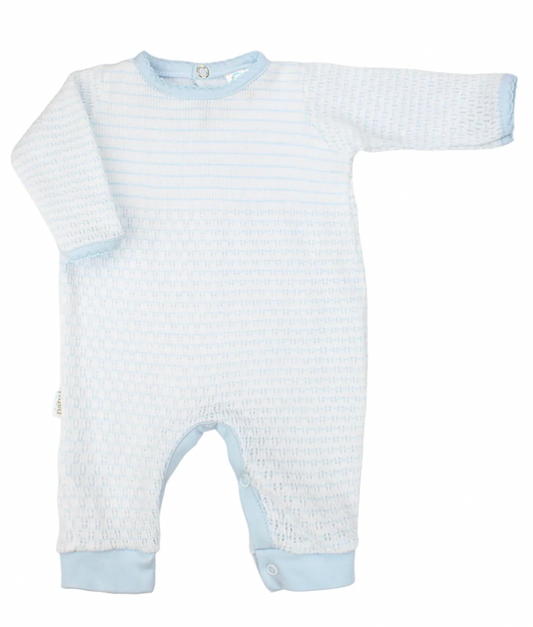 Paty Knit Pinstripe Romper