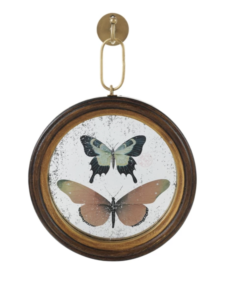 Butterflies & Metal Wall Hook