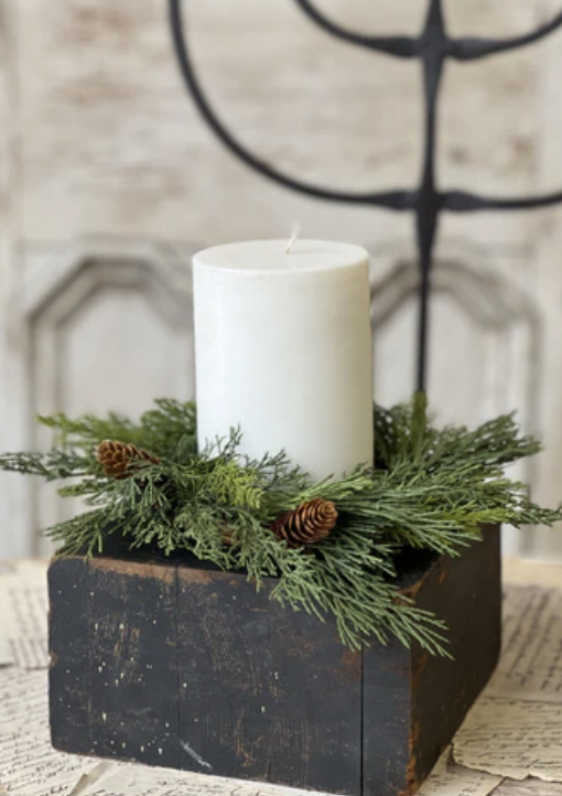 4.5" Advent Vines Candle Ring