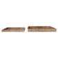 Burl Wood Square Trays