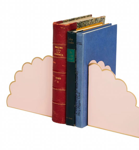 Eloise Blush Scalloped Book Ends