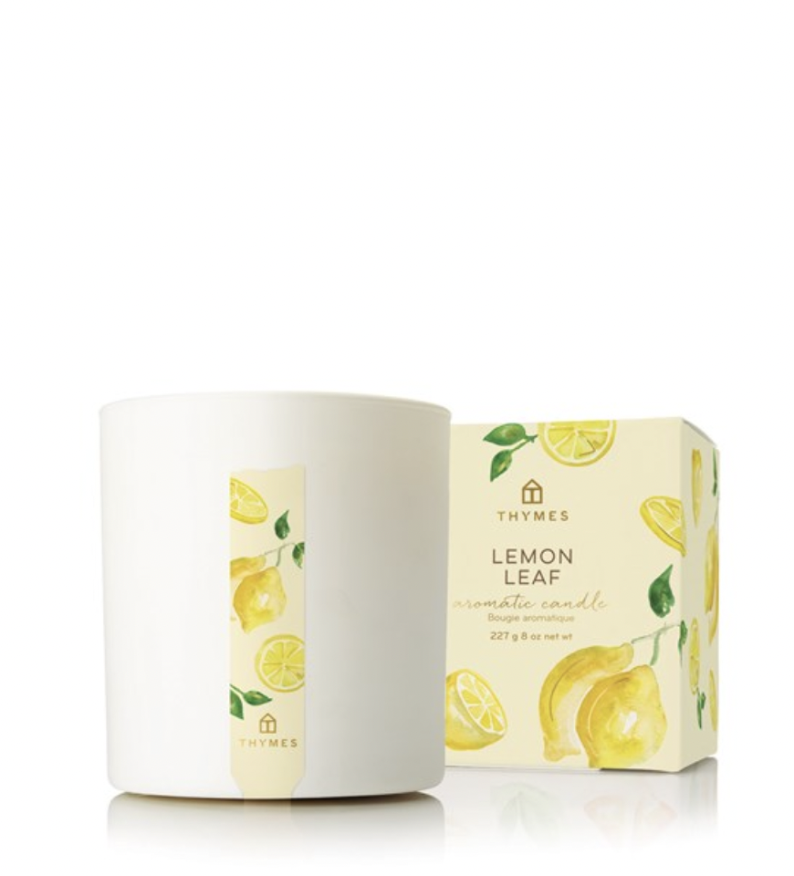 Lemon Leaf Poured Candle