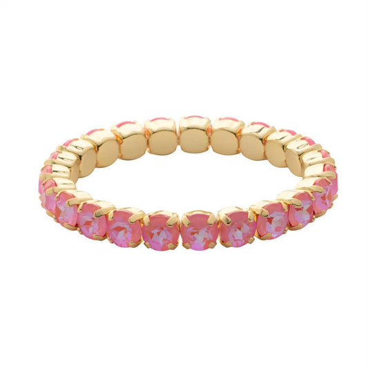 10K Bright Pink Stretch Bracelet