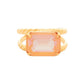 Emerald Orange Cocktail Ring
