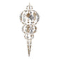 Champagne & Clear Jeweled Finial