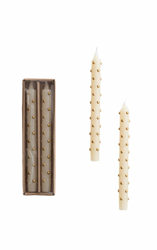 S/2 Dot Taper Candle