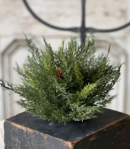 11" Advent Greens Half Sphere
