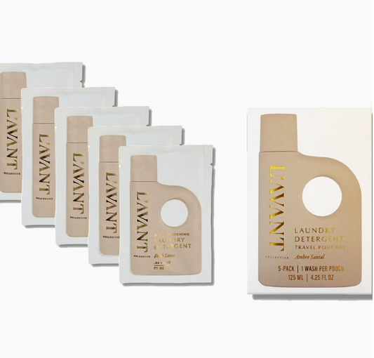 Ambre Santal Laundry Detergent Travel Packs