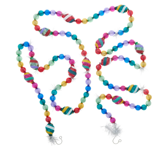 CR Vivid Vintage Tinsel Garland