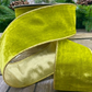 2.5" Vintage French Apple Velvet Ribbon