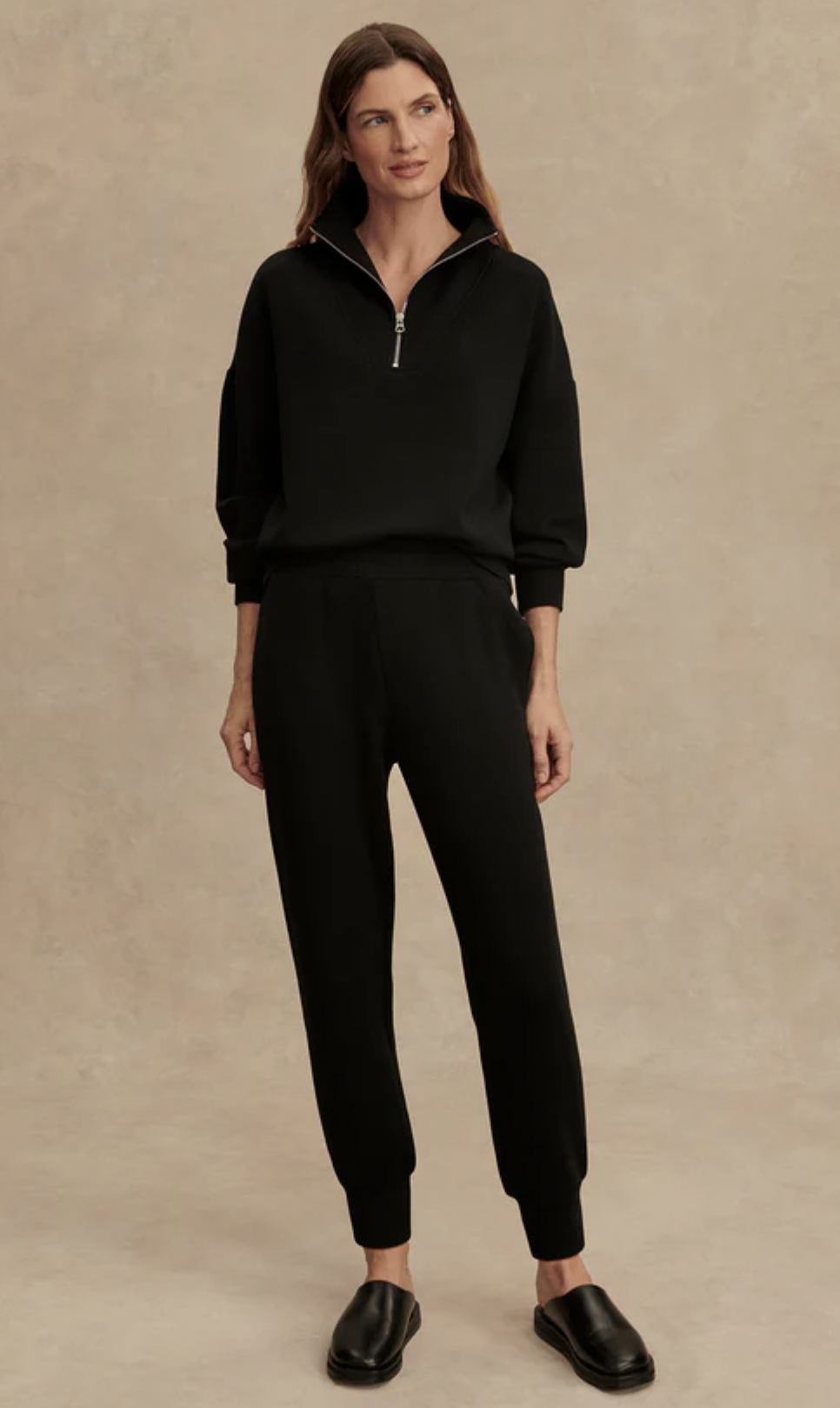 The Slim Cuff Pant in Black