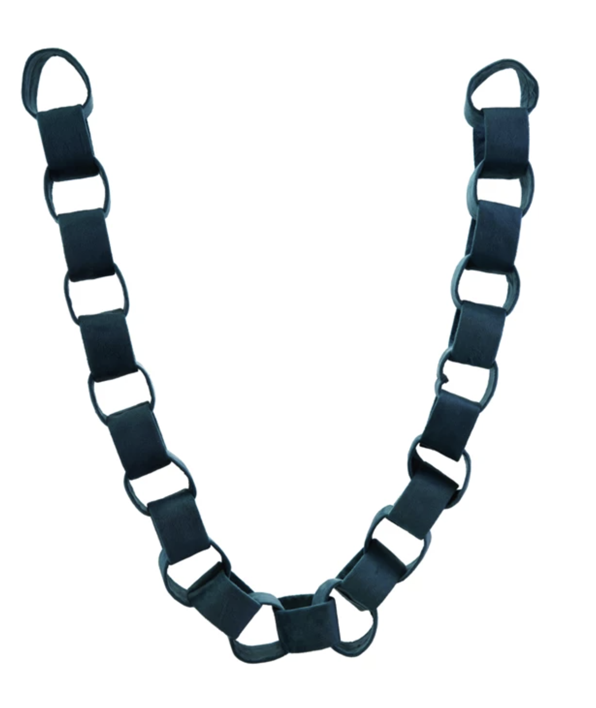 72" Green Velvet Link Garland