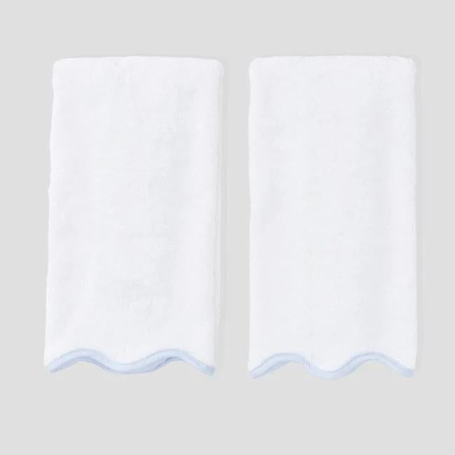 Weezie Scallop Hand Towels