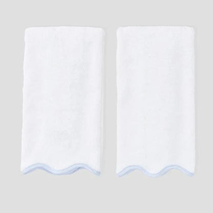 Weezie Scallop Hand Towels