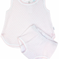 Paty Pink Pinstripe Diaper Set
