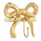 5" Gold Bow Stocking Holder