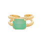 Octavia Green Cocktail Ring