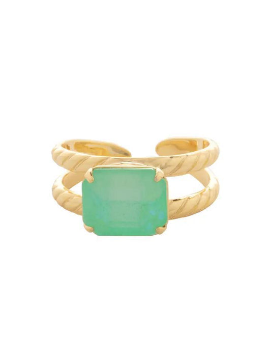 Octavia Green Cocktail Ring