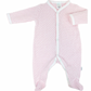 Paty Knit Pink Solid Color Footie