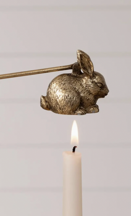 Gold Rabbit Candle Snuffer