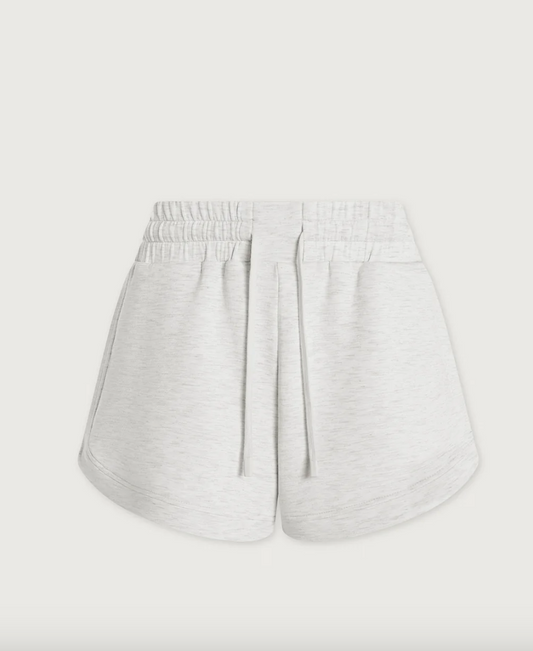 Ollie High Rise Short in Ivory Marl