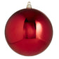 6" Shiny Shatterproof Red Ball